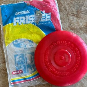 Vintage collectible Wham-O Frisbee with bag - 1984